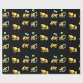 建築付き誕生日 ラッピングペーパー (フラット)