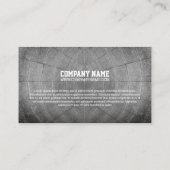 建築会社の名刺（コンクリート） 名刺 (裏面)