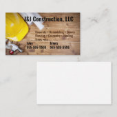 建築会社ウッド名刺 名刺 (正面/裏面)