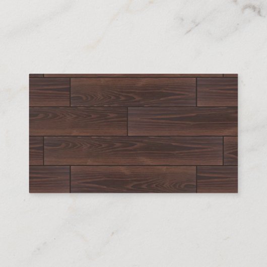 建築会社ウッド名刺 名刺 (裏面)