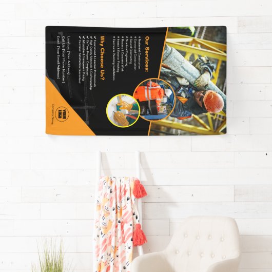 建築会社カスタムバナー 横断幕 (インサイチュ)