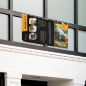 建築会社カスタムバナー 横断幕 (ビルの外側)