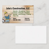 建築会社ツールマン名刺 名刺 (正面/裏面)