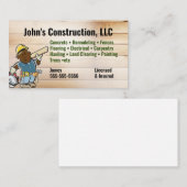 建築会社ツールマン名刺 名刺 (正面/裏面)