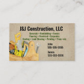 建築会社ツール名刺 名刺 (正面)