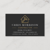 建築会社モダンのQRコード 名刺 (正面)