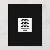 建築会社ロゴを黒に追加 チラシ (裏面)