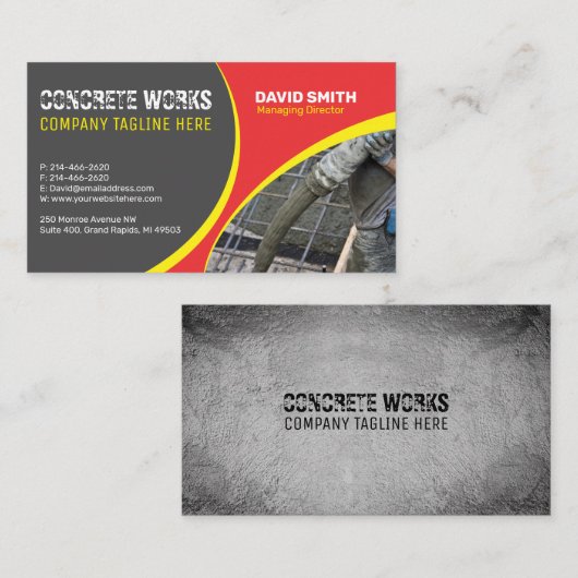 建築会社名刺 名刺 (正面/裏面)