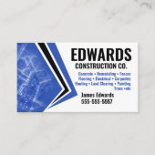 建築会社名刺 名刺 (正面)