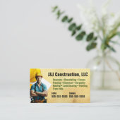 建築会社名刺 名刺 (スタンド正面)