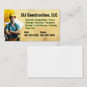 建築会社名刺 名刺 (正面/裏面)