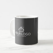 建築会社 スタートアップ ビジネスロゴ コーヒーマグカップ (正面左)