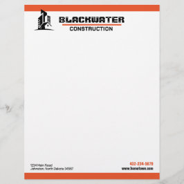 建築会社 レターヘッド