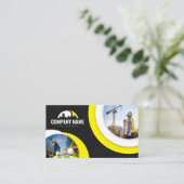 建築会社 名刺 (スタンド正面)