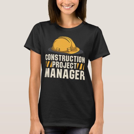 建築作業建築プロジェクトマネージャパパ Tシャツ (正面)