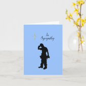 建築作業者の同情カード カード (黄色い花)