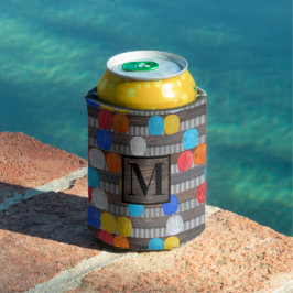 建築作業者懸命帽子 缶クーラー