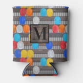 建築作業者懸命帽子 缶クーラー (正面)