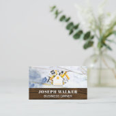 建築作業者 |ウッドボード |ツール 名刺 (スタンド正面)