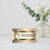 建築作業者 | ハウスツールロゴ 名刺 (スタンド正面)