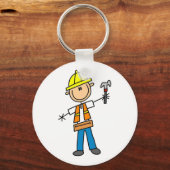 建築作業者(ハンマー) キーホルダー (正面)