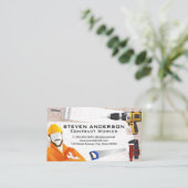 建築作業者 | ハードウェアツール 名刺 (スタンド正面)