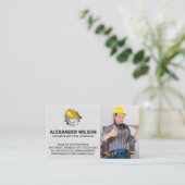 建築作業者 | ブルーカラー | 大工 名刺 (スタンド正面)