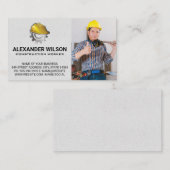 建築作業者 | ブルーカラー | 大工 名刺 (正面/裏面)