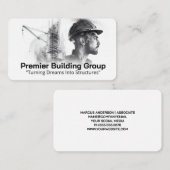 建築作業者 |建物サイト 名刺 (正面/裏面)