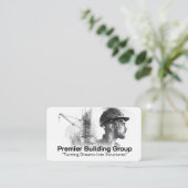 建築作業者 |建物サイト 名刺 (スタンド正面)