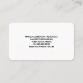 建築作業者 |建物サイト 名刺 (裏面)