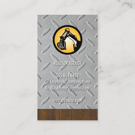 建築作業者 | 職工技師 名刺 (裏面)