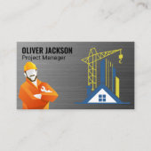 建築作業者 | 財産開発 名刺 (正面)