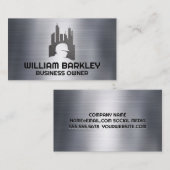 建築作業者 |都市 |鉄鋼 名刺 (正面/裏面)