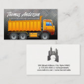 建築作業車 |スチールメタル 名刺 (正面/裏面)