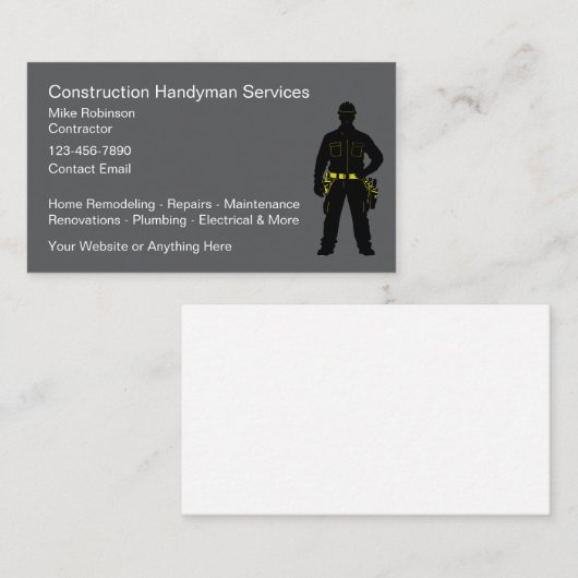 建築便利契約 名刺 (正面/裏面)