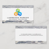 建築修復アイコン |コンクリートタイル 名刺 (正面/裏面)