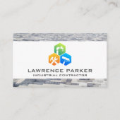 建築修復アイコン |コンクリートタイル 名刺 (正面)