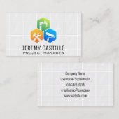 建築修復アイコン |浴室タイル 名刺 (正面/裏面)