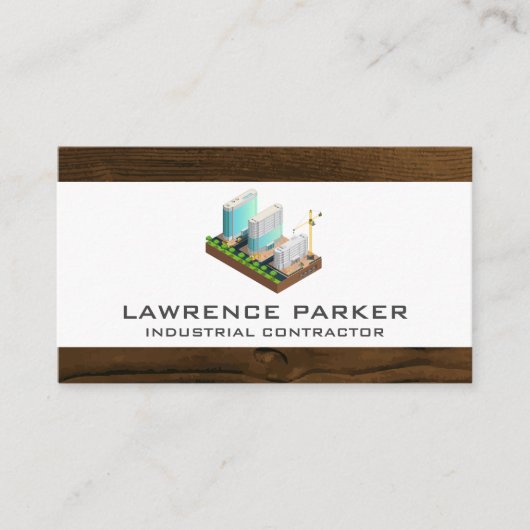 建築修復 | 高ライザー | 工業用 名刺 (正面)