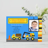 建築写真誕生日パーティーの招待 招待状 (スタンド正面)