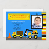 建築写真誕生日パーティーの招待 招待状 (正面/裏面)