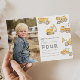 建築写真4th誕生日招待状 招待状