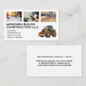 建築労働者 | 重機 名刺 (正面/裏面)