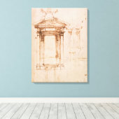 建築勉強 キャンバスプリント (インサイチュ (ウッドフロア))