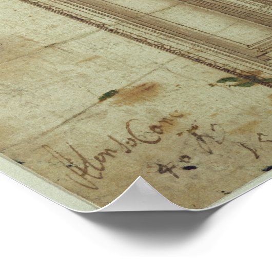 建築勉強 ポスター (角)