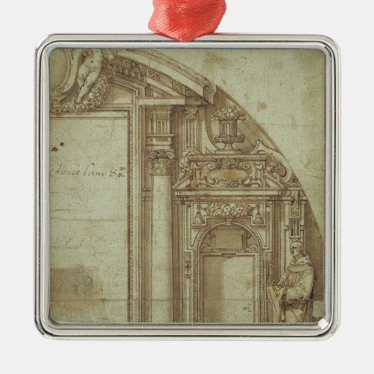 建築勉強 メタルオーナメント (正面)