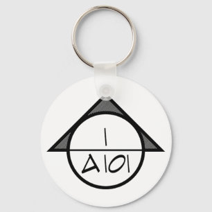 建築参照の記号Keychain (暗い) キーホルダー