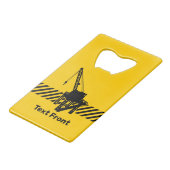 建築台 クレジットカード栓抜き (正面アングル)