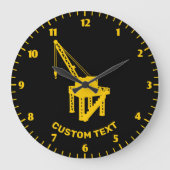 建築台 ラージ壁時計 (正面)